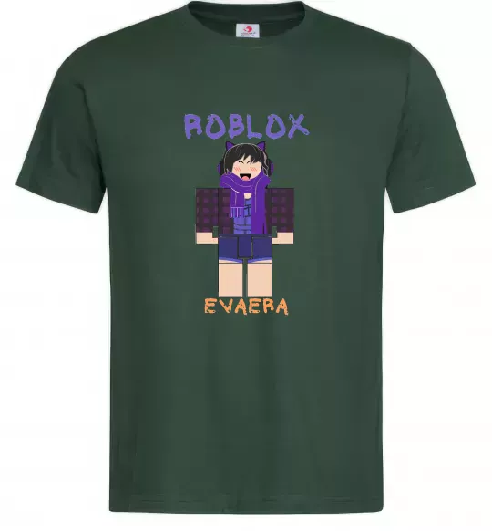Чоловіча футболка Roblox Evaera Темно-зелений фото