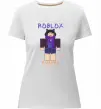 Женская премиум футболка Roblox Evaera Белый фото