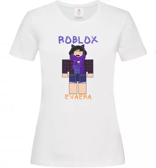 Жіноча футболка Roblox Evaera Білий фото