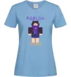 Жіноча футболка Roblox Evaera Блакитний фото