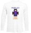 Лонгслів Roblox Evaera Білий фото