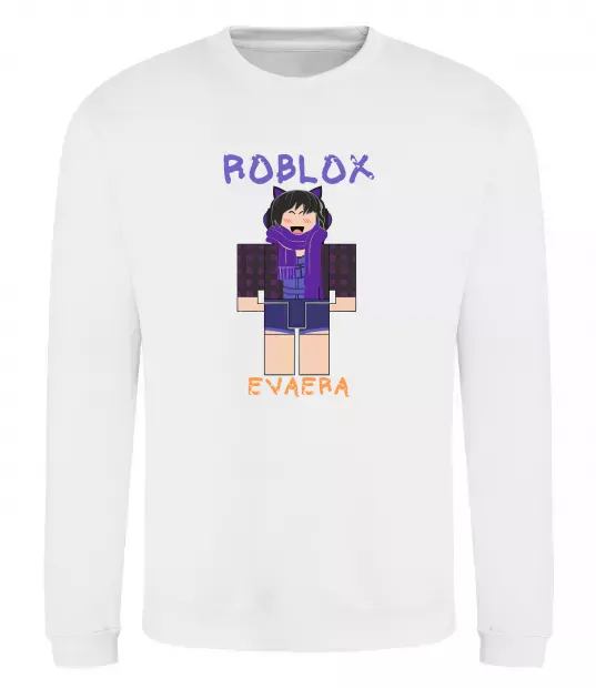 Свитшот Roblox Evaera Белый фото
