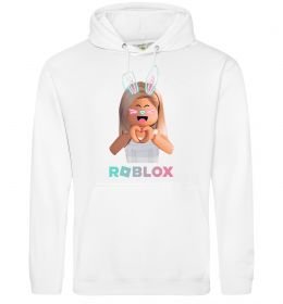 Чоловіча толстовка (худі) Roblox Bunny girl Чоловіча толстовка (худі) Roblox Bunny girl