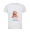 Детская футболка Roblox Bunny girl Белый фото
