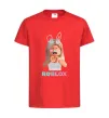 Детская футболка Roblox Bunny girl Красный фото
