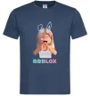 Мужская футболка Roblox Bunny girl Темно-синий фото