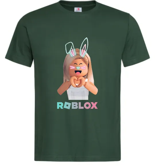Мужская футболка Roblox Bunny girl Темно-зеленый фото