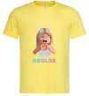 Мужская футболка Roblox Bunny girl Лимонный фото