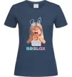 Женская футболка Roblox Bunny girl Темно-синий фото