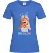 Женская футболка Roblox Bunny girl Ярко-синий фото