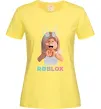 Женская футболка Roblox Bunny girl Лимонный фото