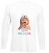 Лонгслів Roblox Bunny girl Білий фото