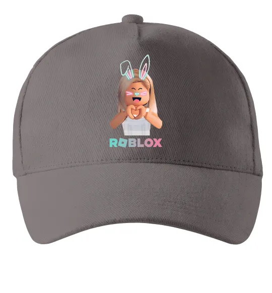 Кепка Roblox Bunny girl Серый фото