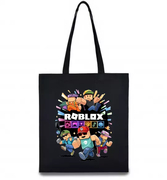 Эко-сумка Roblox boys Черный фото