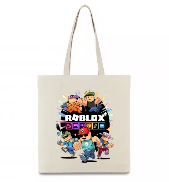Эко-сумка Roblox boys Бежевый фото