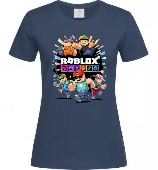 Жіноча футболка Roblox boys Темно-синій фото