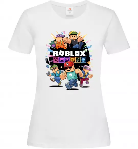 Жіноча футболка Roblox boys Білий фото