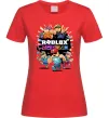 Жіноча футболка Roblox boys Червоний фото