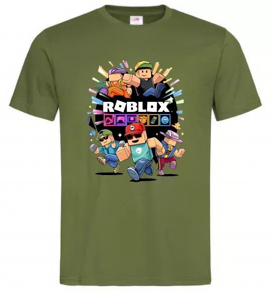 Мужская футболка Roblox boys Оливковый фото
