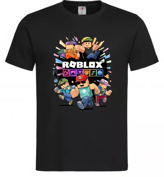 Мужская футболка Roblox boys Черный фото