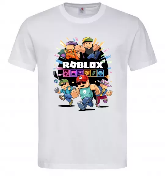Мужская футболка Roblox boys Белый фото