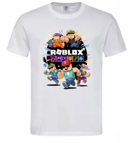 Мужская футболка Roblox boys Белый фото