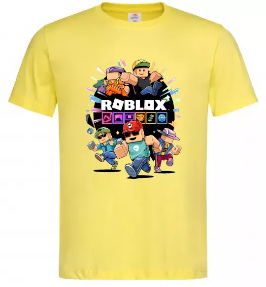 Мужская футболка Roblox boys Лимонный фото