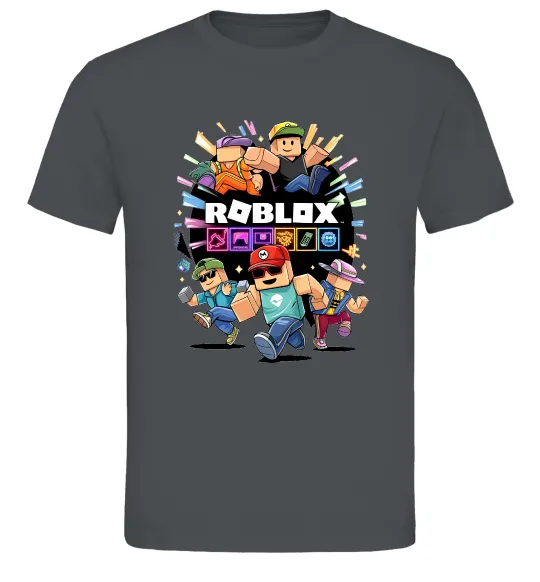 Мужская футболка Roblox boys Графит фото
