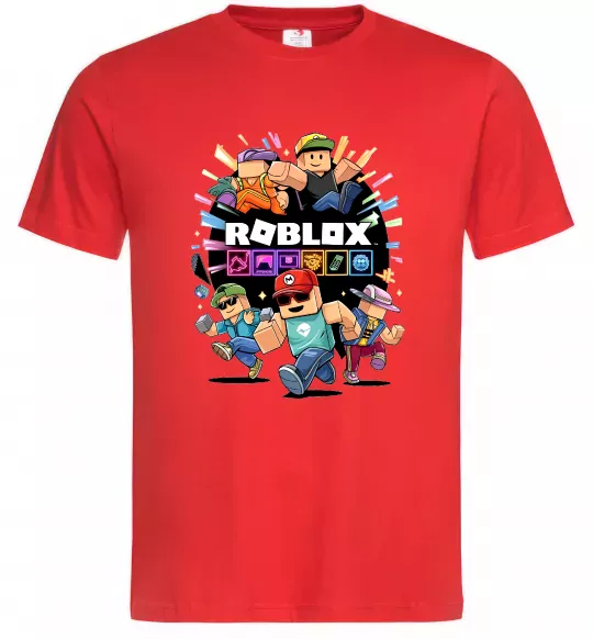 Мужская футболка Roblox boys Красный фото