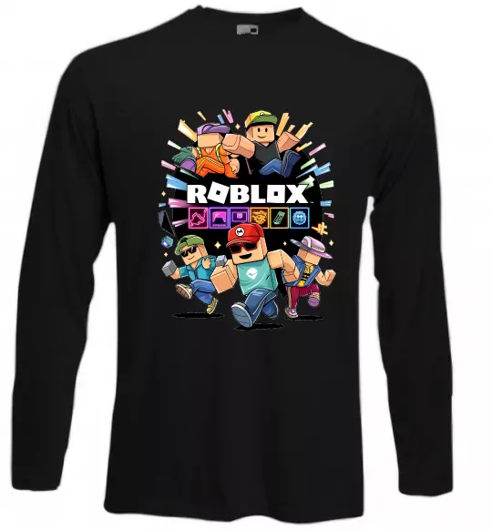 Лонгслів Roblox boys Чорний фото