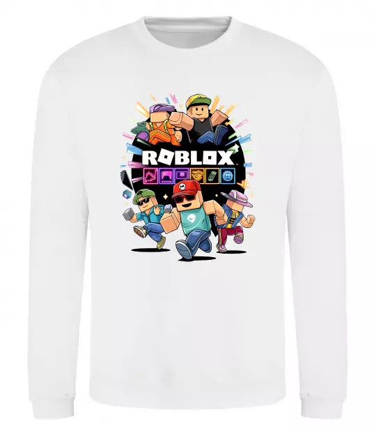 Свитшот Roblox boys Белый фото