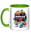 Чашка с цветной ручкой Roblox boys Зеленый фото