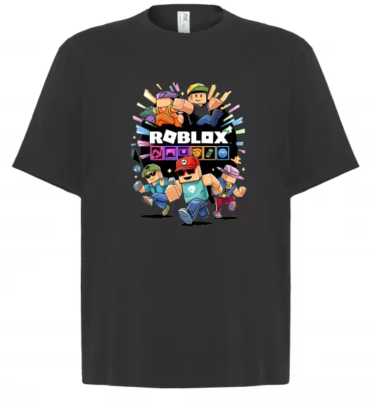 Футболка Оверсайз Roblox boys Чорний фото