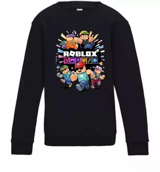 Детский Свитшот Roblox boys Черный фото