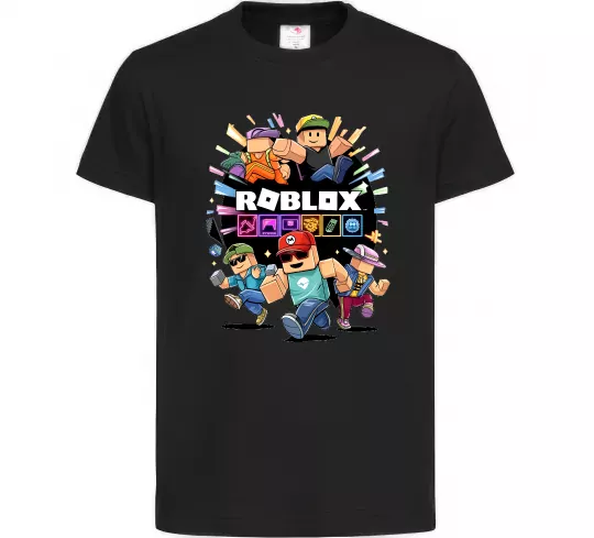 Детская футболка Roblox boys Черный фото