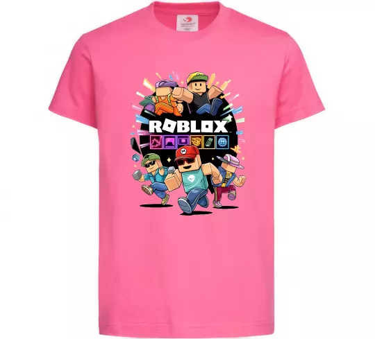 Детская футболка Roblox boys Ярко-розовый фото
