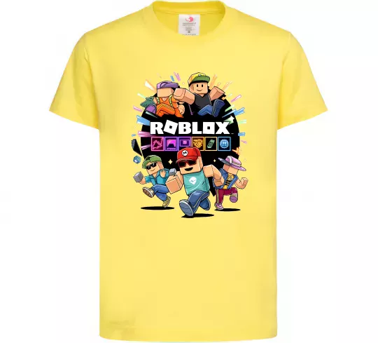 Детская футболка Roblox boys Лимонный фото