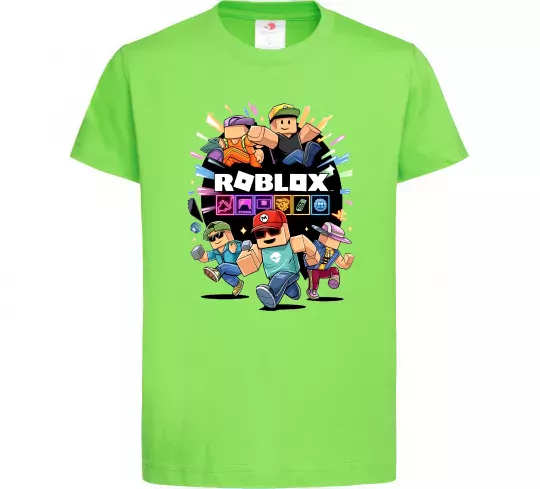Детская футболка Roblox boys Лаймовый фото