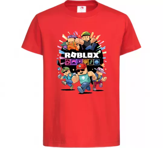 Детская футболка Roblox boys Красный фото