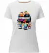 Жіноча преміум футболка Roblox boys Білий фото