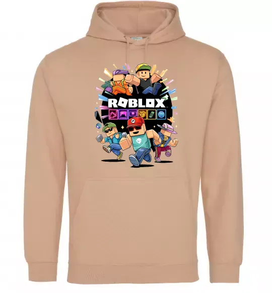 Чоловіча толстовка (худі) Roblox boys Пісочний фото
