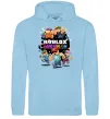 Чоловіча толстовка (худі) Roblox boys Блакитний фото