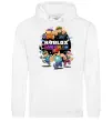 Женская толстовка (худи) Roblox boys Белый фото