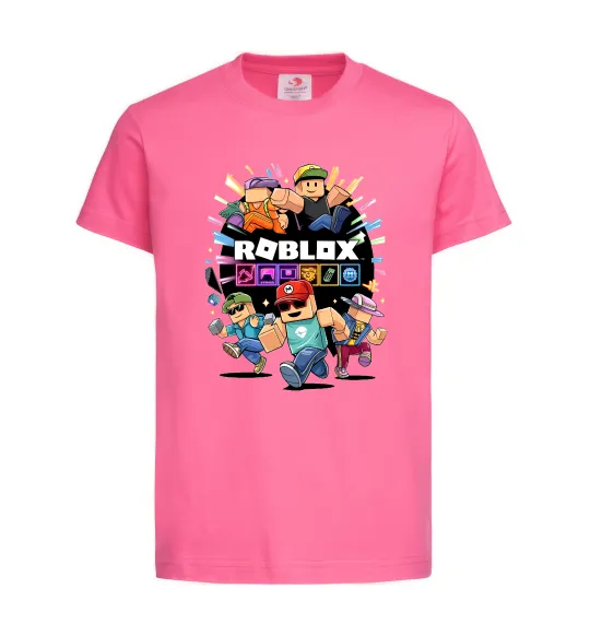 Детская футболка Roblox boys Ярко-розовый фото