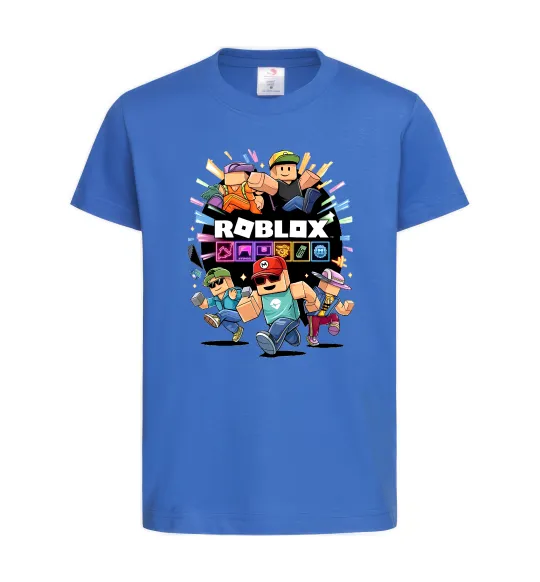 Детская футболка Roblox boys Ярко-синий фото
