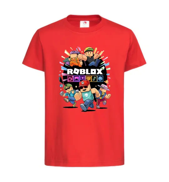 Детская футболка Roblox boys Красный фото