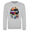 Свитшот Roblox boys Серый меланж фото