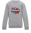 Детский Свитшот Roblox blox Серый меланж фото