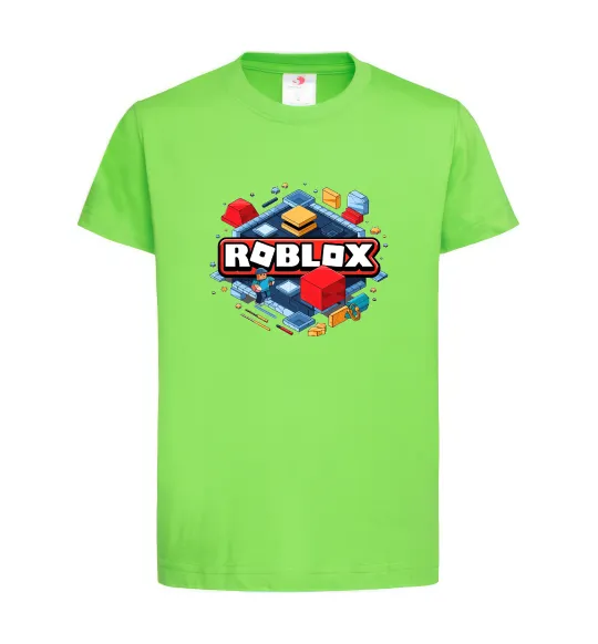 Детская футболка Roblox blox Лаймовый фото