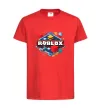 Детская футболка Roblox blox Красный фото